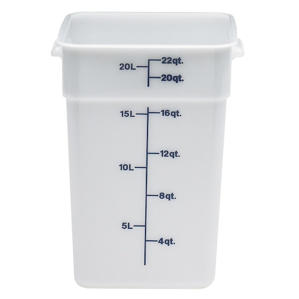 Cambro Cambro - Camsquare Food Container, 22 Qt., 11-1-1-3/4, White, Blue Gradation, PK6 22SFSP148 - main